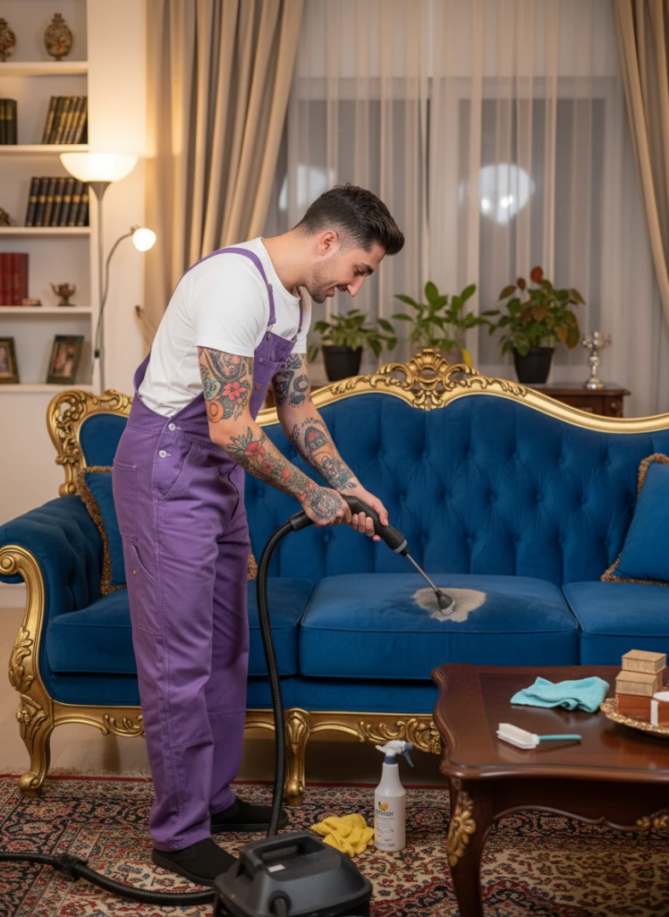 نکات مهم حرفه‌ای برای شستشوی مبل